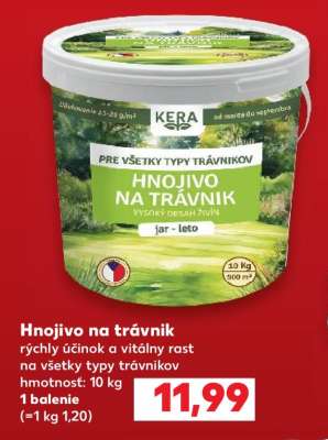 Hnojivo na trávnik