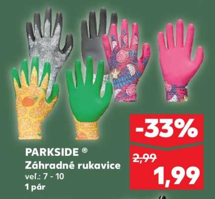 PARKSIDE® Záhradné rukavice