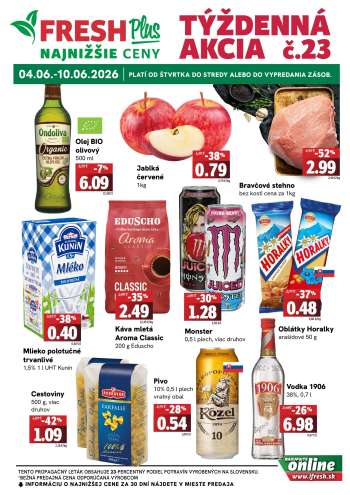 Leták FRESH - 4.6.2026 - 10.6.2026.