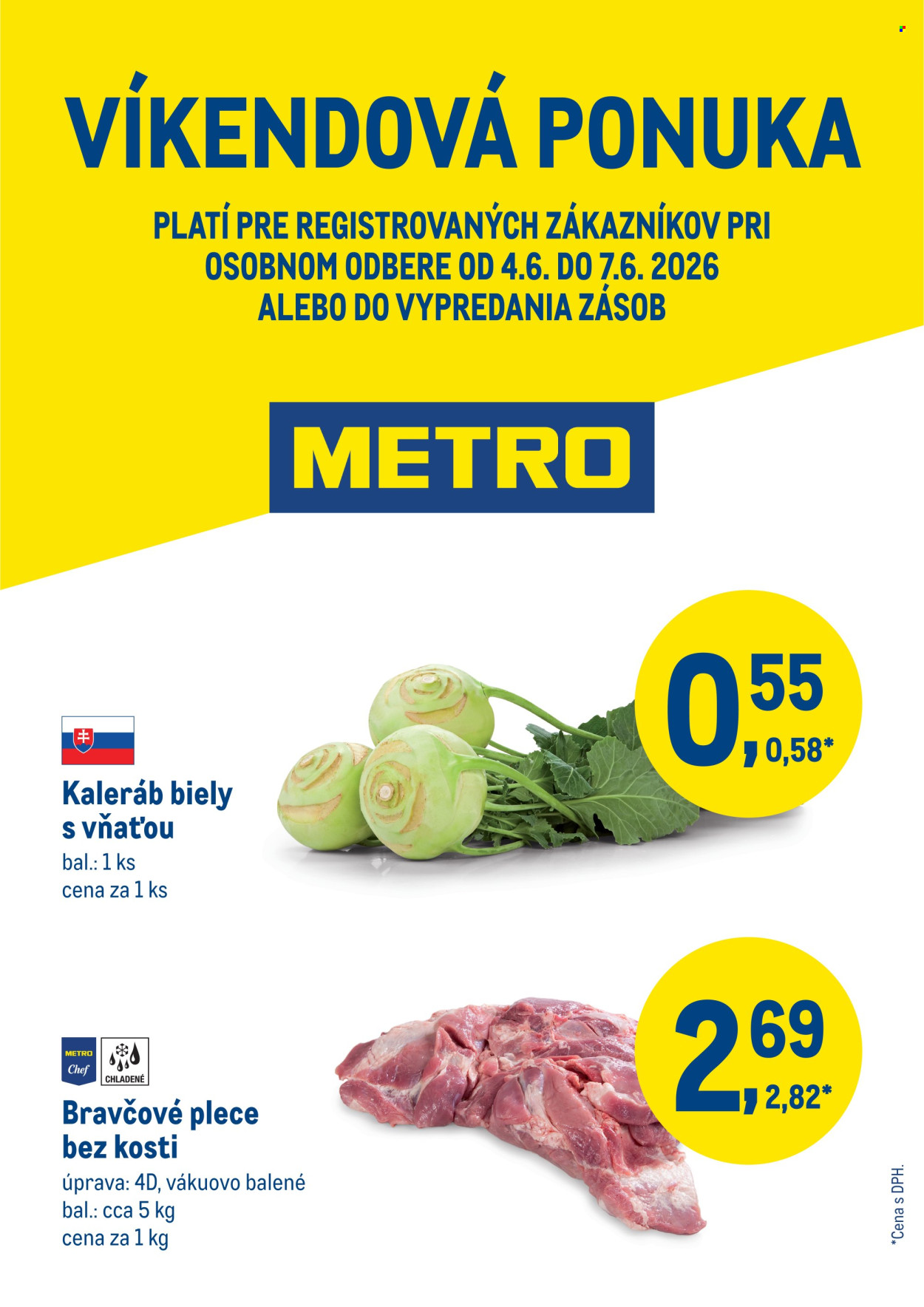 Leták Metro - 4.6.2026 - 7.6.2026. Strana 1
