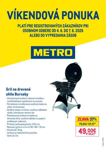 Leták Metro - 4.6.2026 - 7.6.2026.
