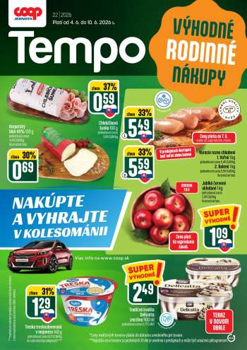 Leták COOP Jednota - 4.6.2026 - 10.6.2026.