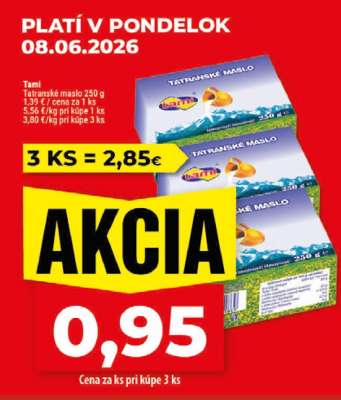 Tatranské maslo 250 g