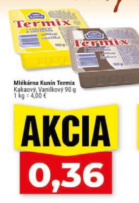 MLÉKÁRNA KUNÍN TERMIX