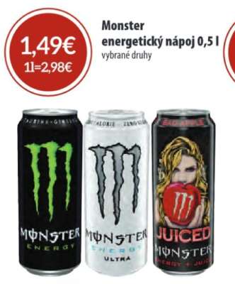 Monster energetický nápoj 0,5 l