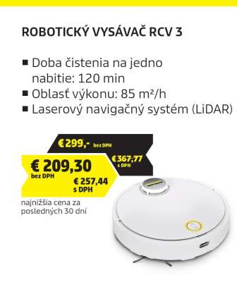 ROBOTICKÝ VYSÁVAČ RCV 3