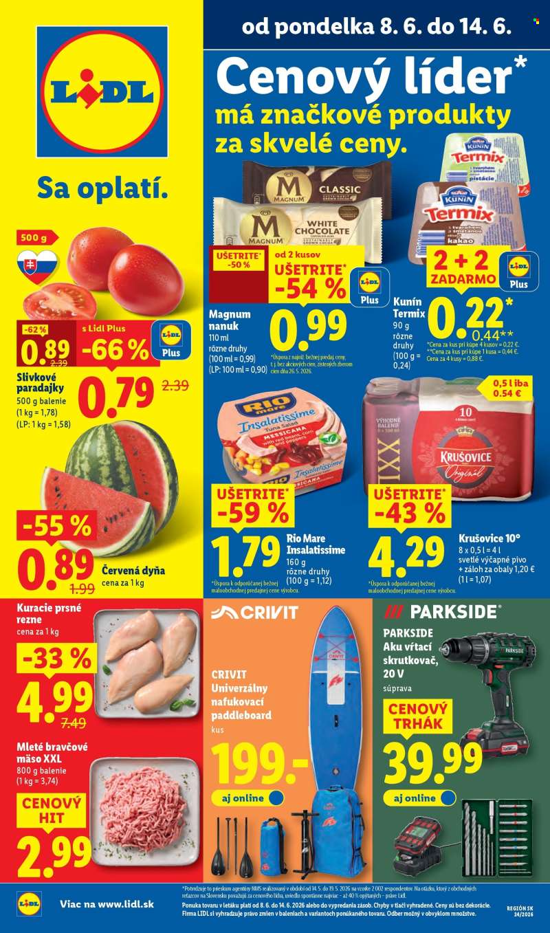 Leták Lidl - 8.6.2026 - 14.6.2026.
