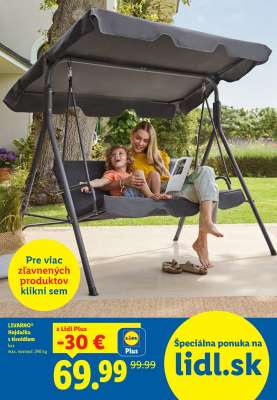 LIVARNO® Hojdačka s tienidlom