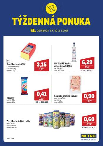 Leták Metro - 6.6.2026 - 12.6.2026.