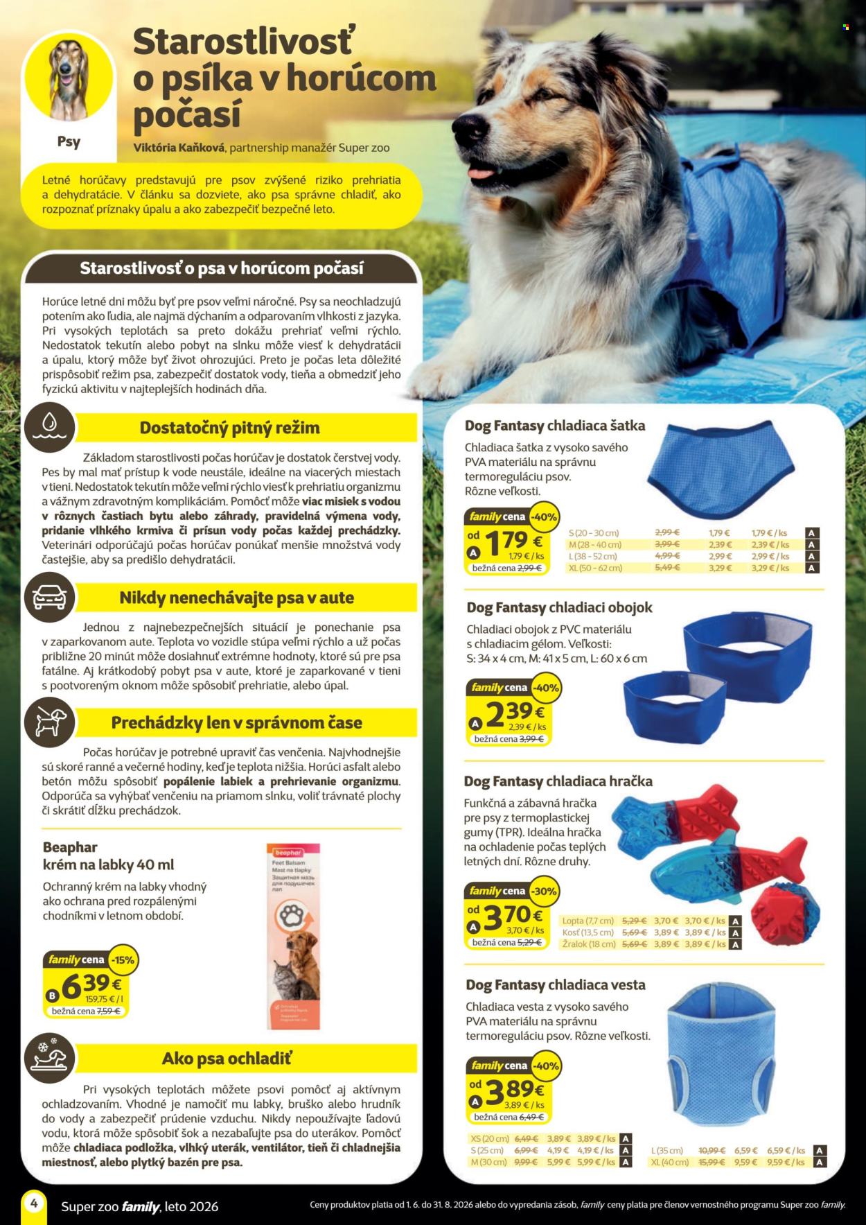 Leták SUPER ZOO. Strana 4
