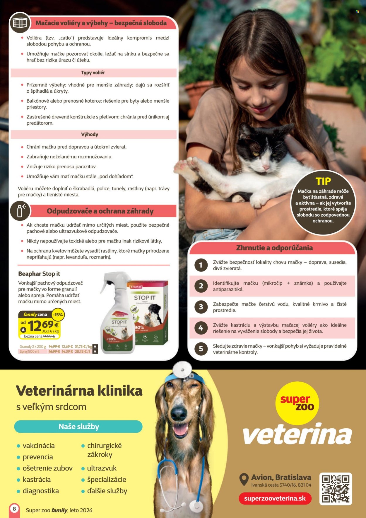 Leták SUPER ZOO. Strana 8