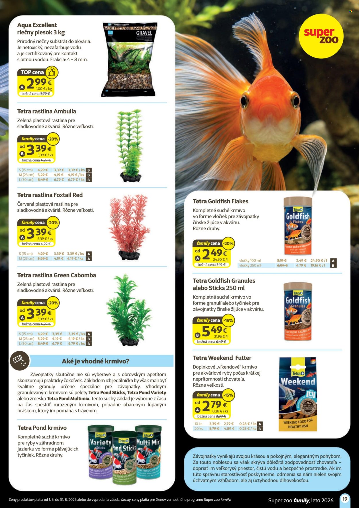 Leták SUPER ZOO. Strana 19