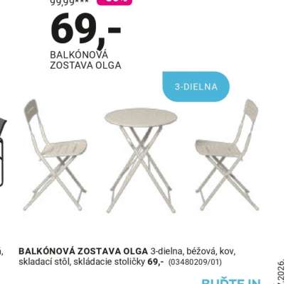 BALKÓNOVÁ ZOSTAVA OLGA
