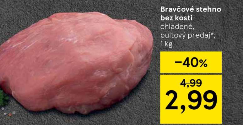 Bravčové stehno bez kosti