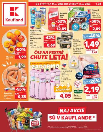 Leták Kaufland - 11.6.2026 - 17.6.2026.