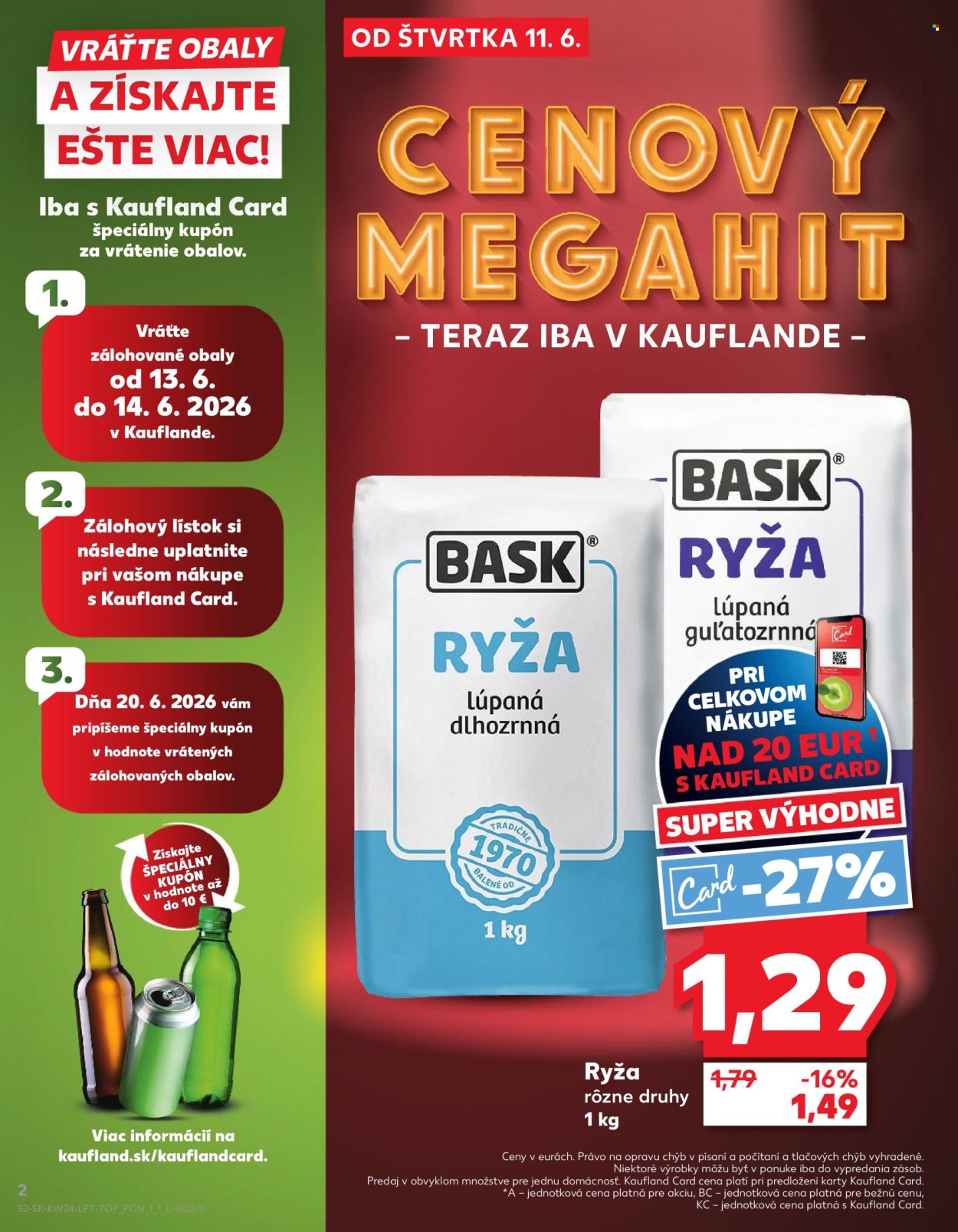 Leták Kaufland - 11.6.2026 - 17.6.2026. Strana 2
