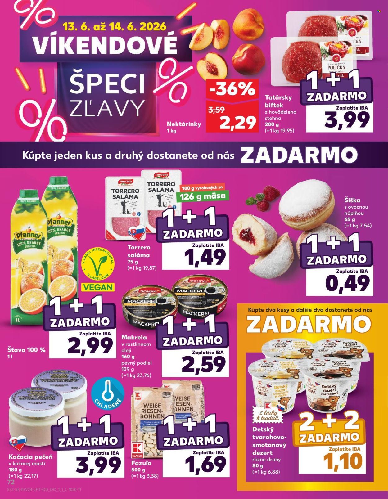 Leták Kaufland - 11.6.2026 - 17.6.2026. Strana 72