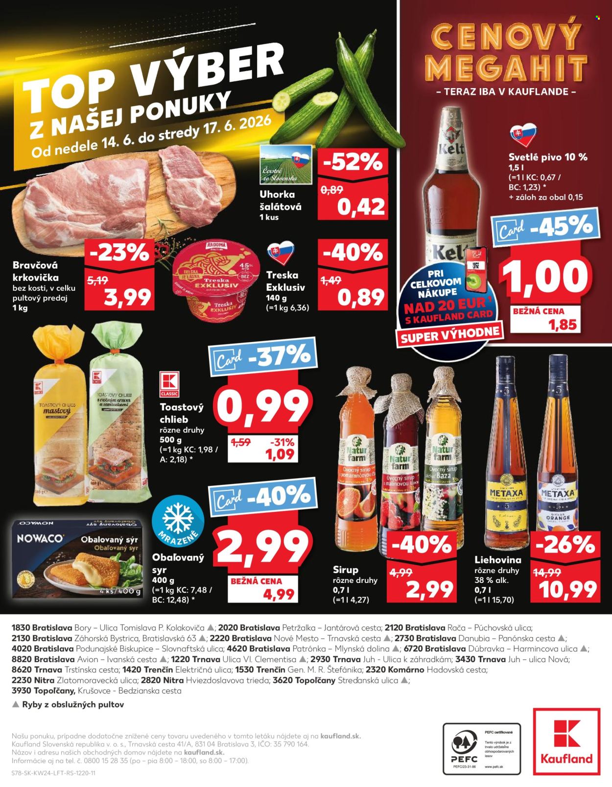 Leták Kaufland - 11.6.2026 - 17.6.2026. Strana 78
