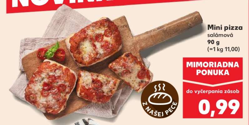 Mini pizza salámová