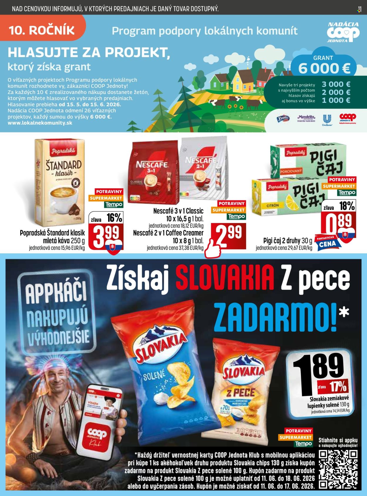 Leták COOP Jednota - 11.6.2026 - 17.6.2026. Strana 11