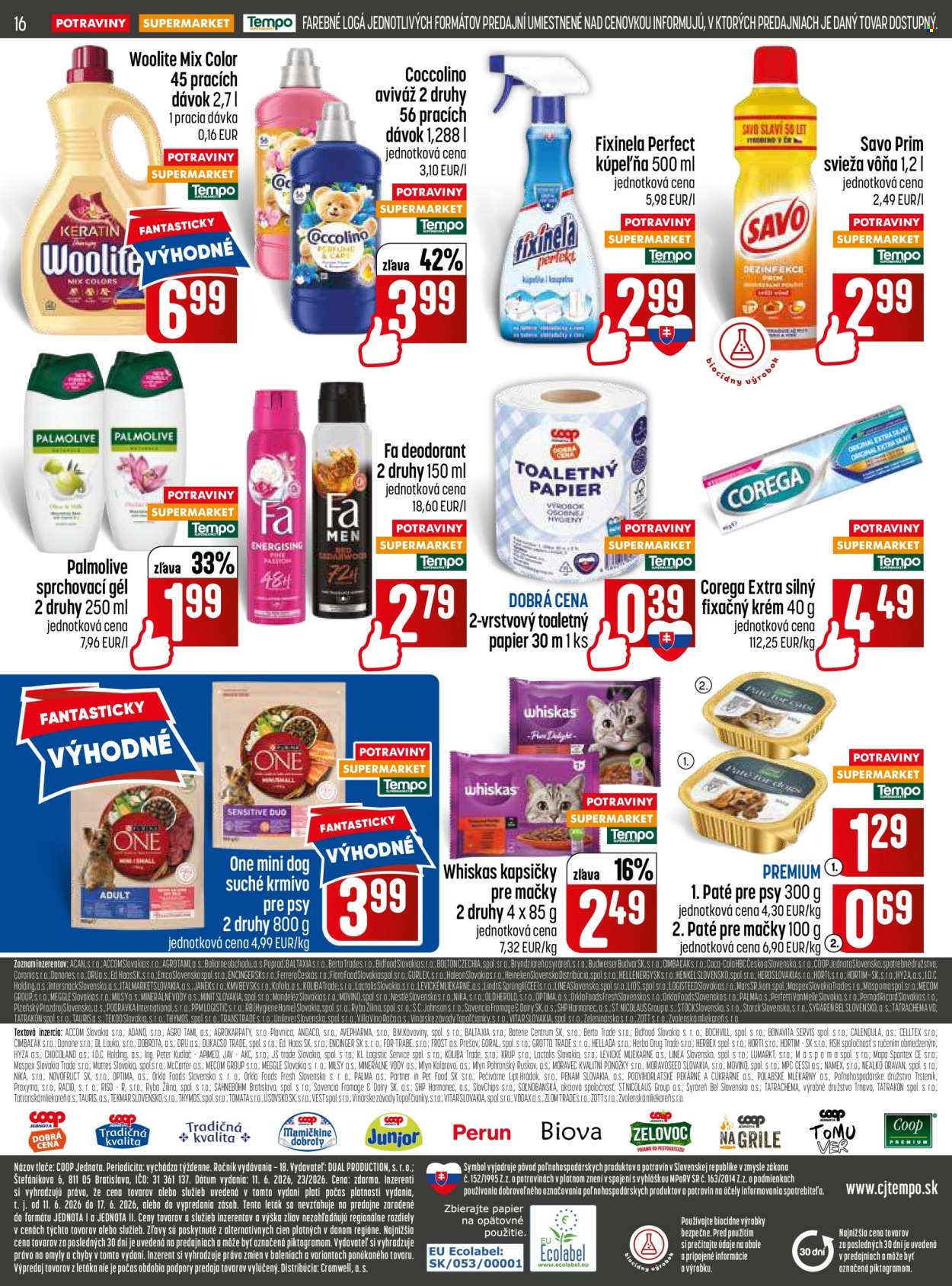 Leták COOP Jednota - 11.6.2026 - 17.6.2026. Strana 16