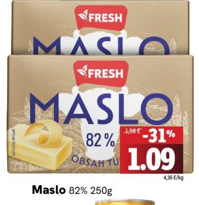 Maslo 82% 250g