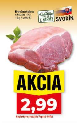 Bravčové plece s kožou
