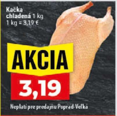 Kačka chladená