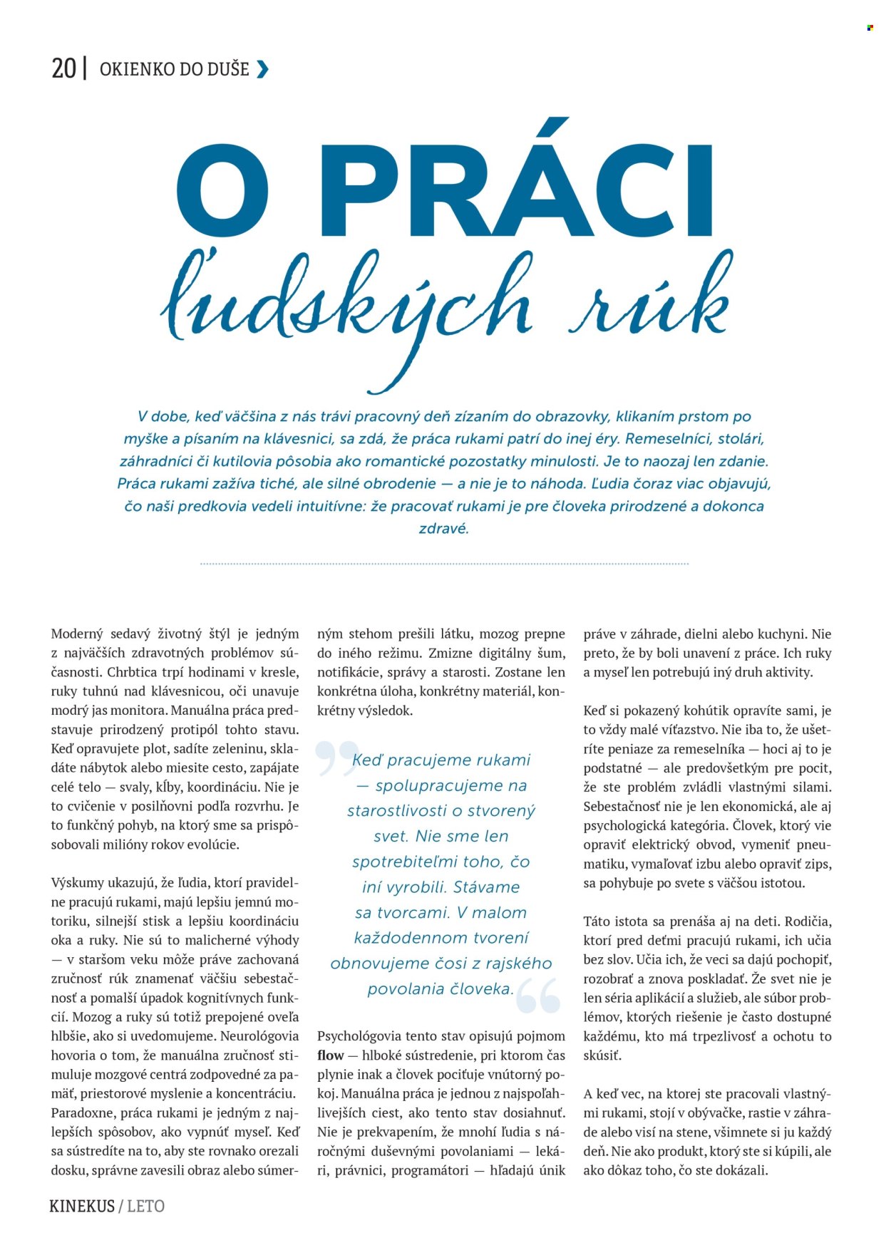 Leták Kinekus. Strana 20