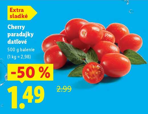 Cherry paradajky datľové