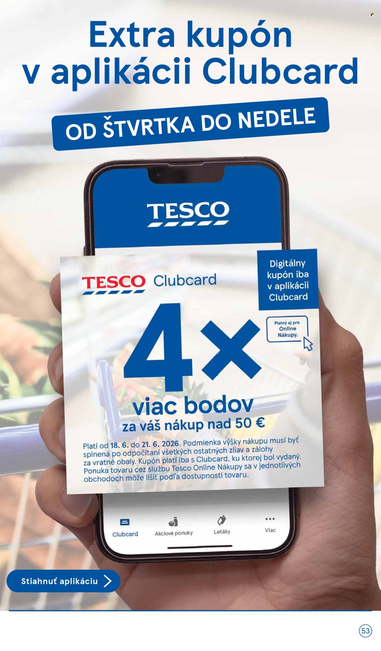 Leták TESCO - 17.6.2026 - 23.6.2026. Strana 53