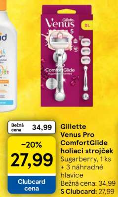 Gillette Venus Pro ComfortGlide holiaci strojček