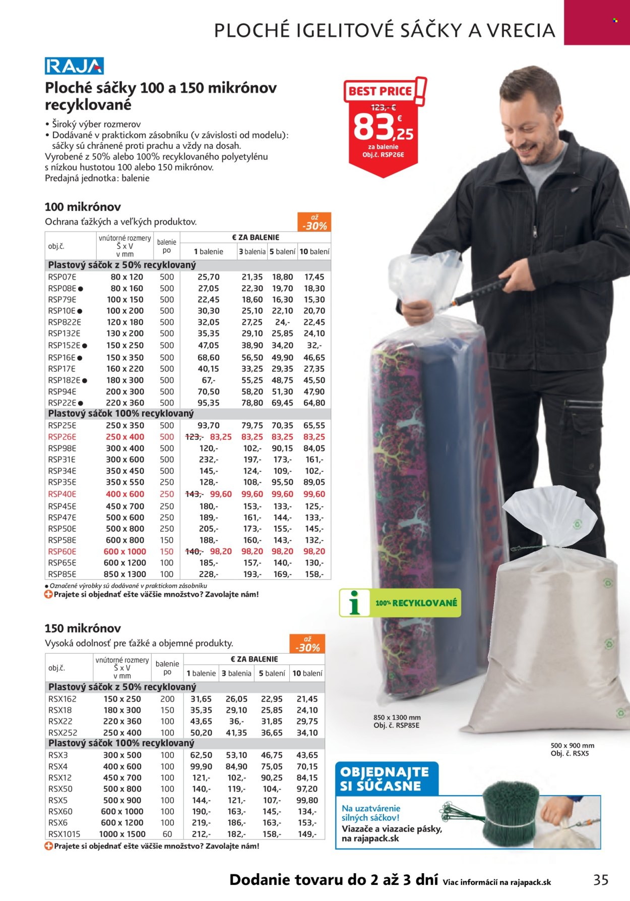 Leták RAJA. Strana 35