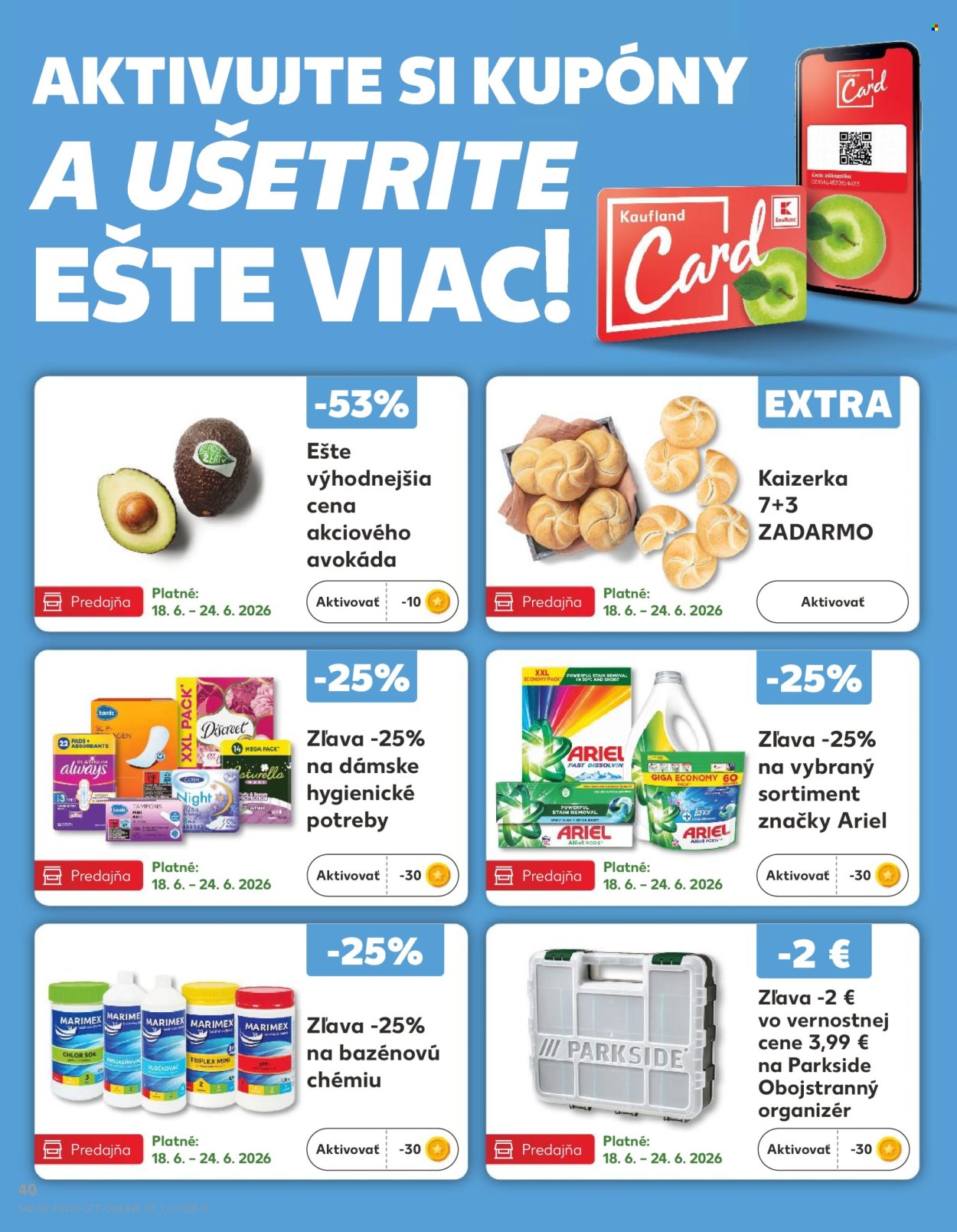 Leták Kaufland - 18.6.2026 - 24.6.2026. Strana 40