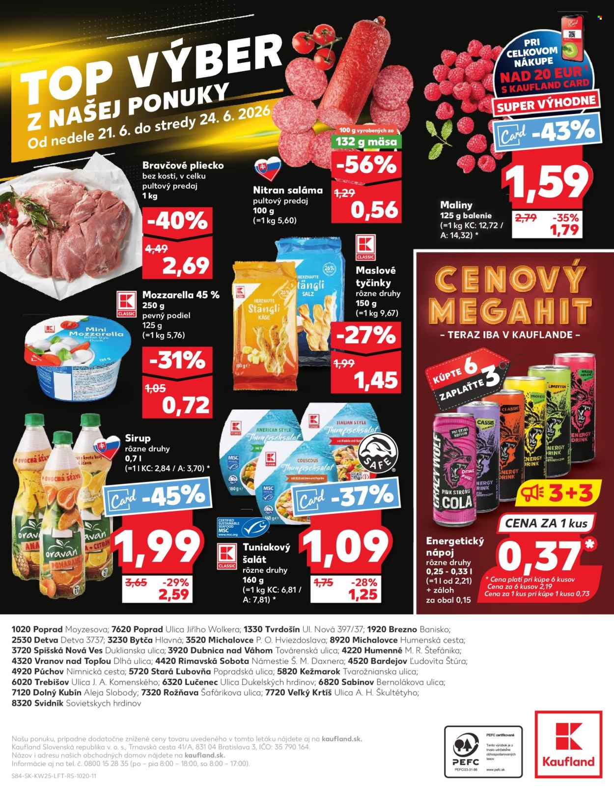 Leták Kaufland - 18.6.2026 - 24.6.2026. Strana 84