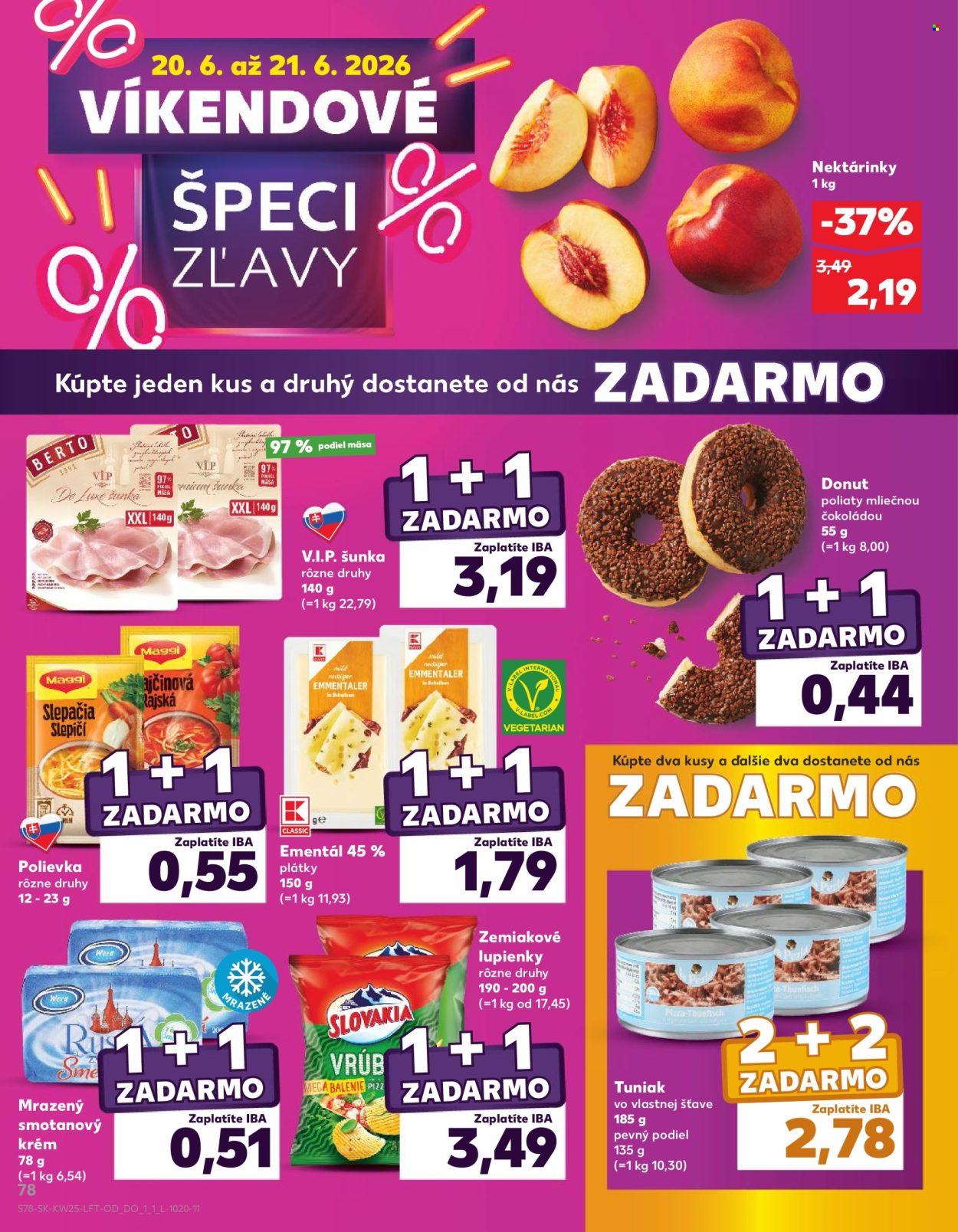 Leták Kaufland - 18.6.2026 - 24.6.2026. Strana 78