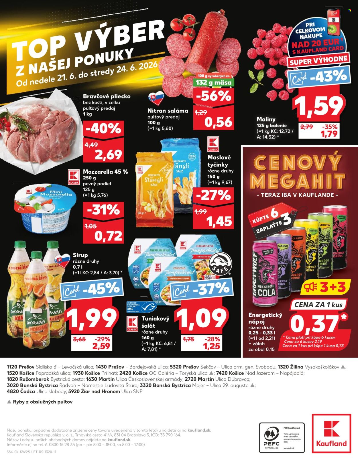 Leták Kaufland - 18.6.2026 - 24.6.2026. Strana 84
