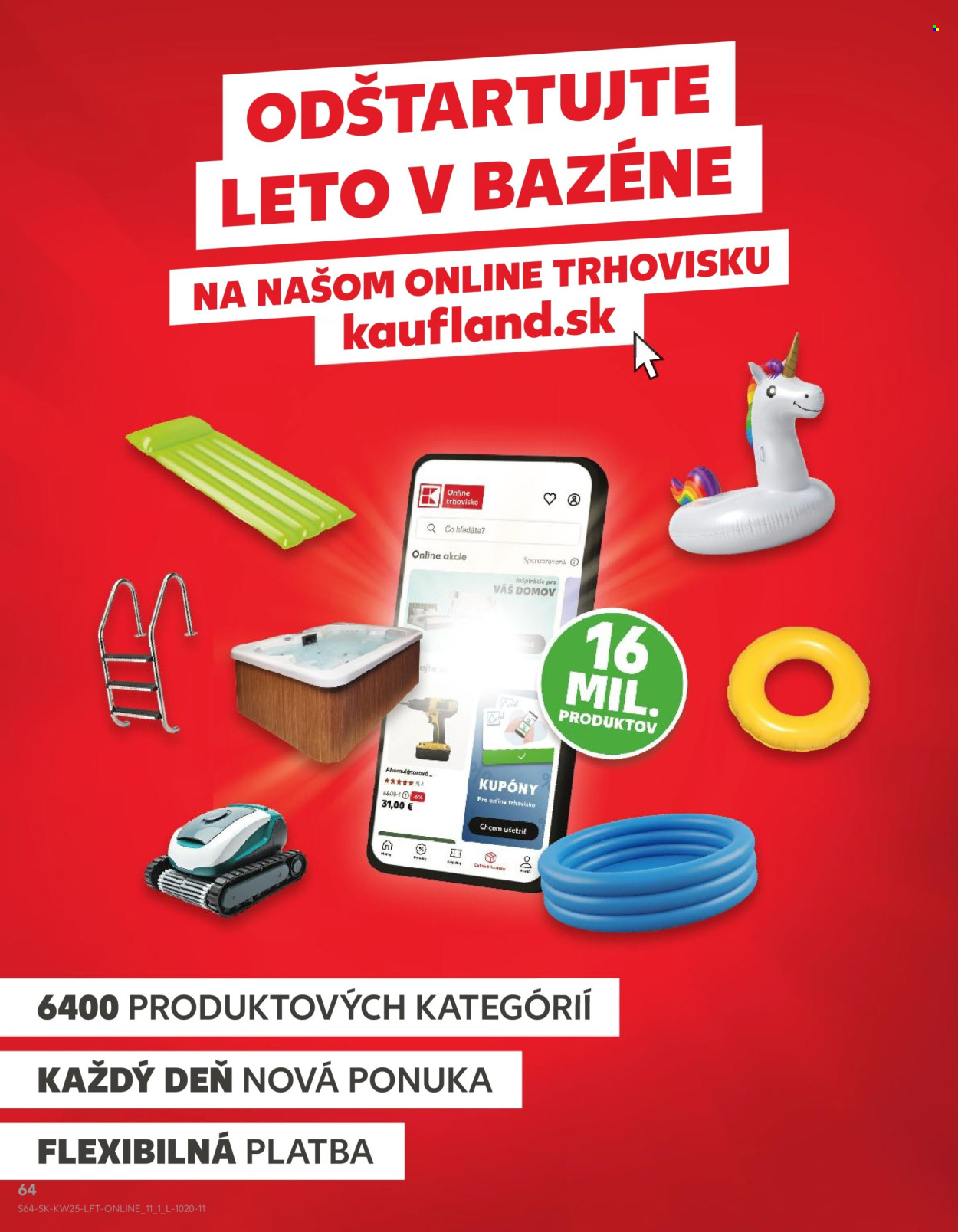 Leták Kaufland - 18.6.2026 - 24.6.2026. Strana 64