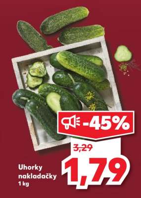 Uhorky nakladačky 1 kg
