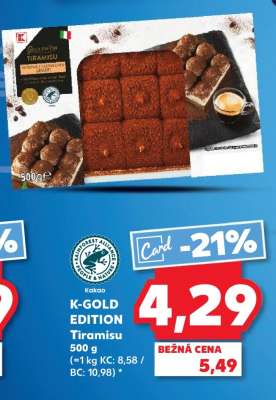 K-GOLD EDITION Tiramisu 500 g