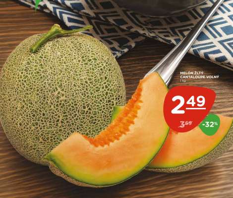 MELÓN ŽLTÝ CANTALOUPE VOĽNÝ