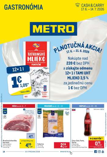 Leták Metro - 17.6.2026 - 14.7.2026.