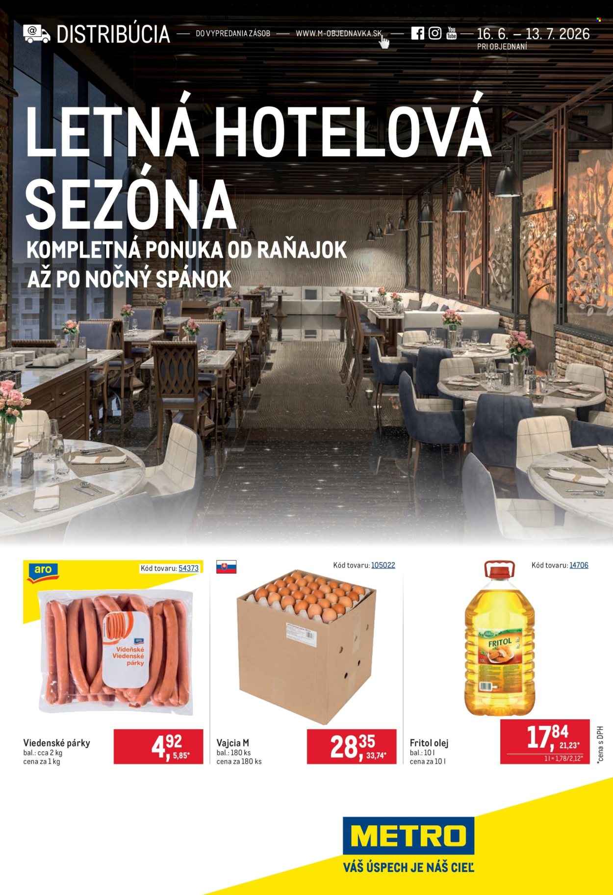 Leták Metro - 16.6.2026 - 13.7.2026. Strana 1