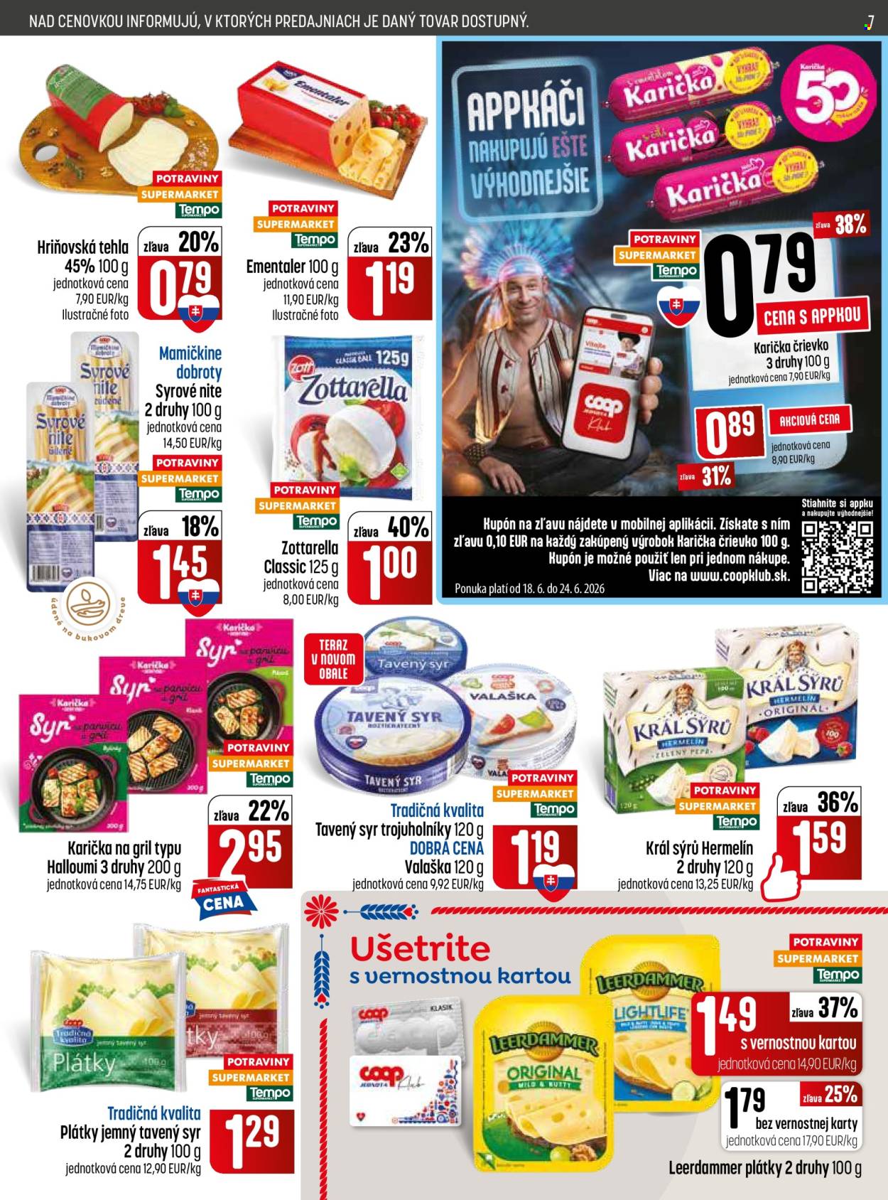 Leták COOP Jednota - 18.6.2026 - 24.6.2026. Strana 7