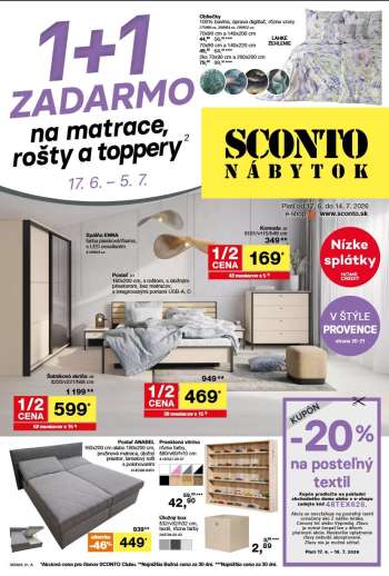thumbnail - Leták Sconto nábytok