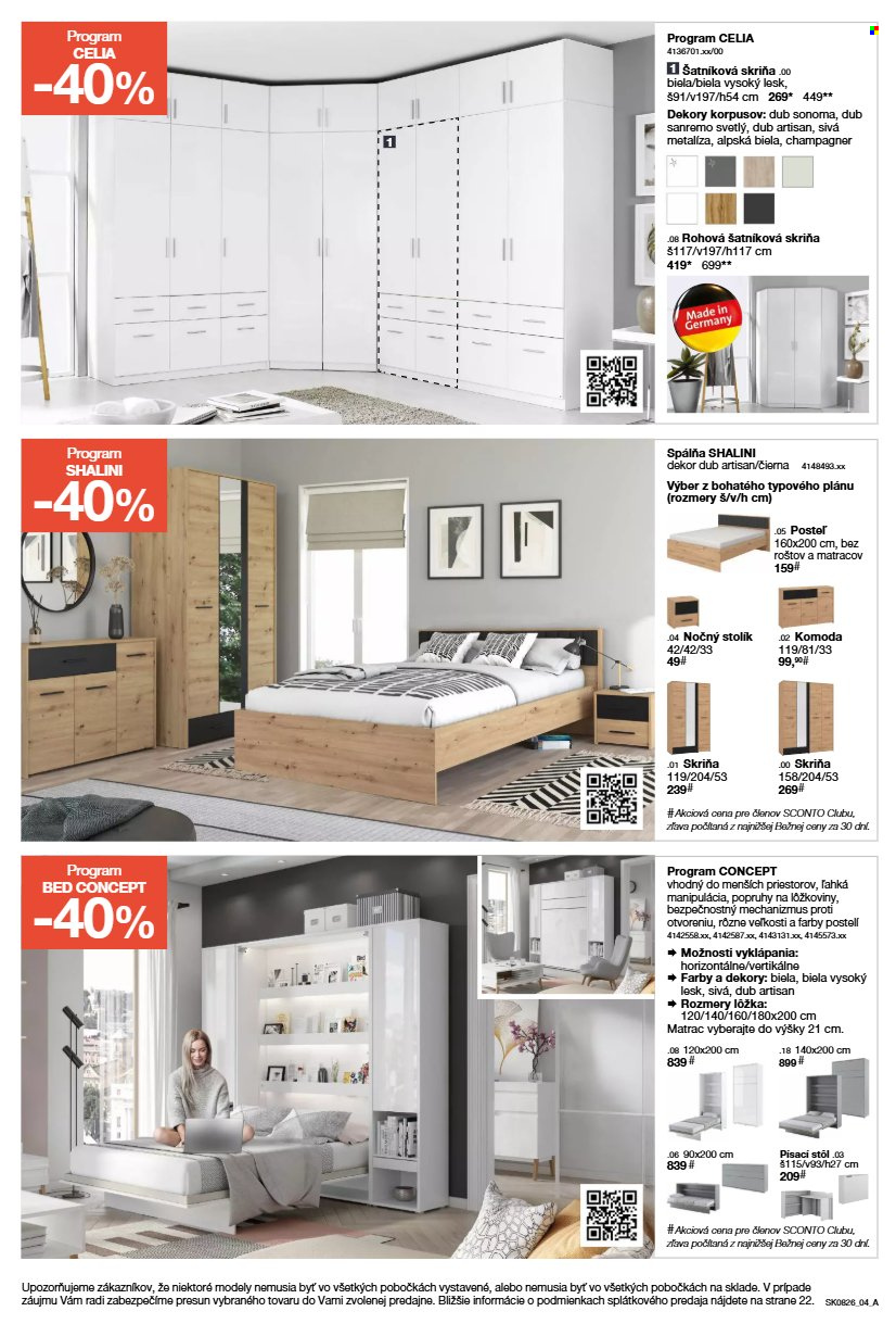Leták Sconto nábytok - 17.6.2026 - 14.7.2026. Strana 4