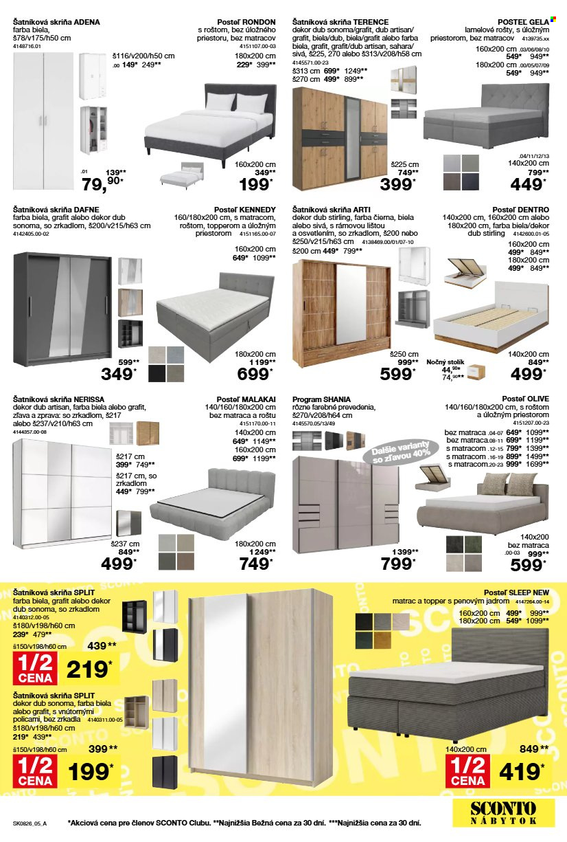 Leták Sconto nábytok - 17.6.2026 - 14.7.2026. Strana 5