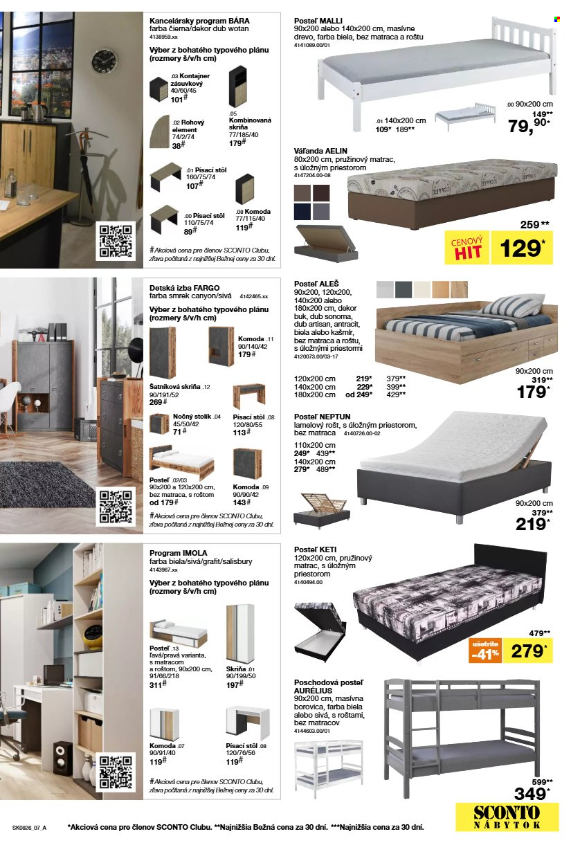 Leták Sconto nábytok - 17.6.2026 - 14.7.2026. Strana 7