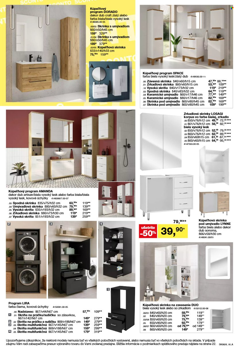 Leták Sconto nábytok - 17.6.2026 - 14.7.2026. Strana 18