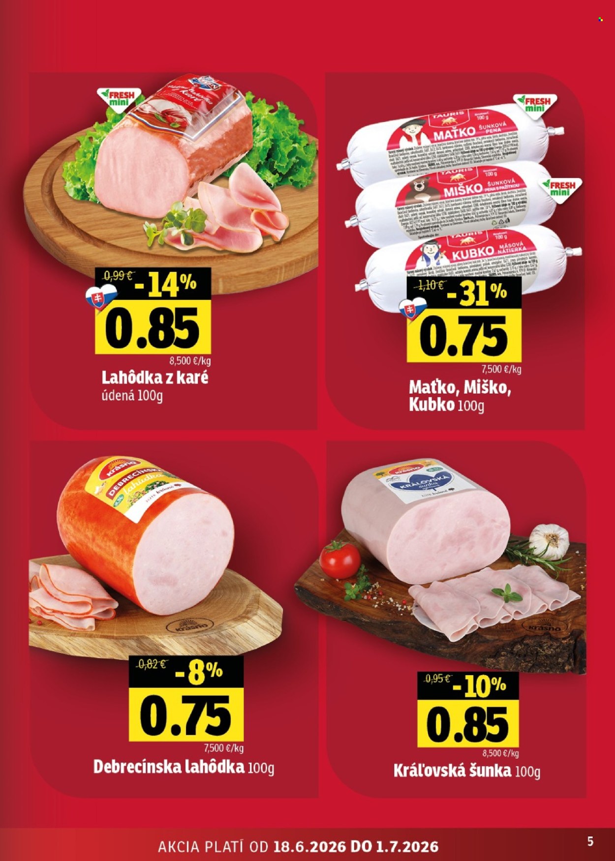 Leták FRESH - 18.6.2026 - 1.7.2026. Strana 5
